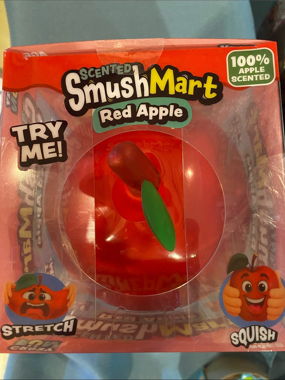 Red Apple Squishy Scented Smush Mart squishy Back to School teacher gift NEW - Picture 5 of 7
